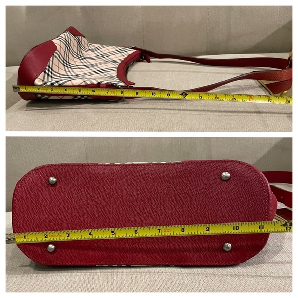 Authentic Burberry Nova Check Leather/Canvas tote. - Picture 7 of 13